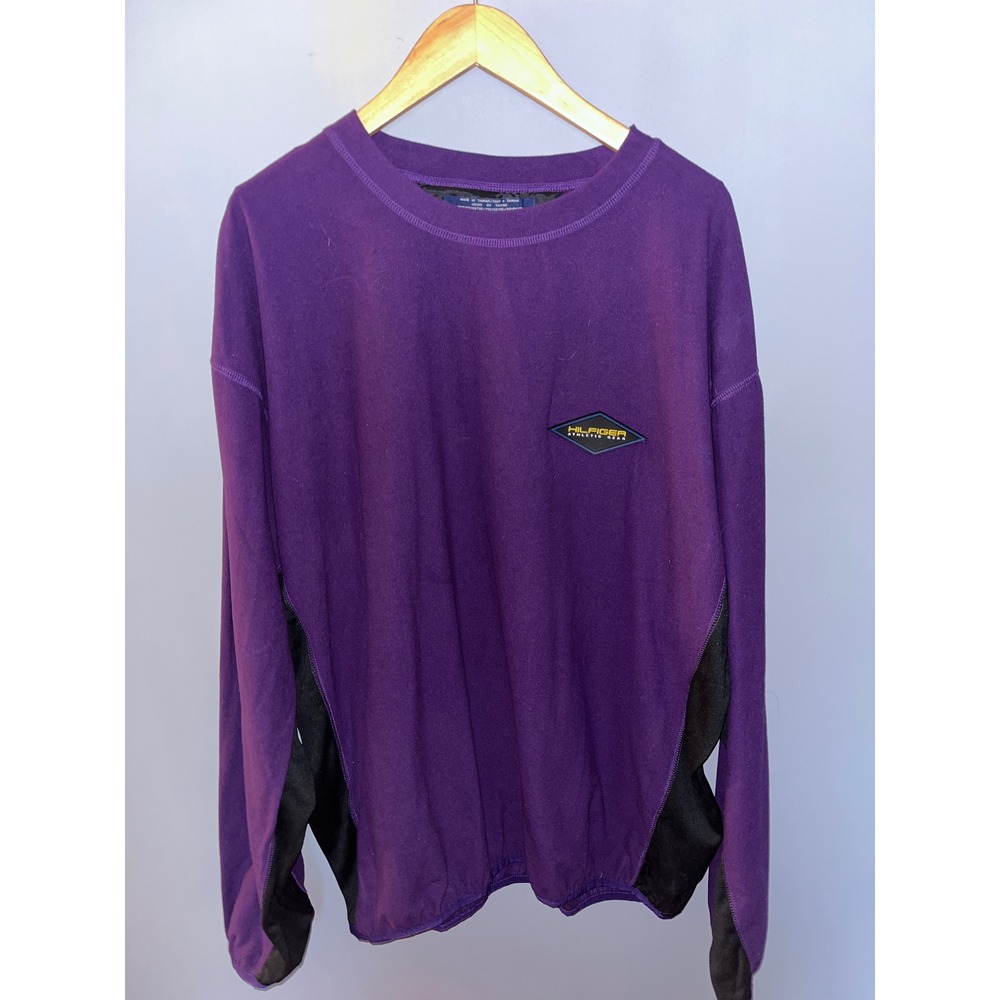 Tommy Hilfiger Athletic Gear Purple Pullover Long Sleeve Sweatshirt XXL
